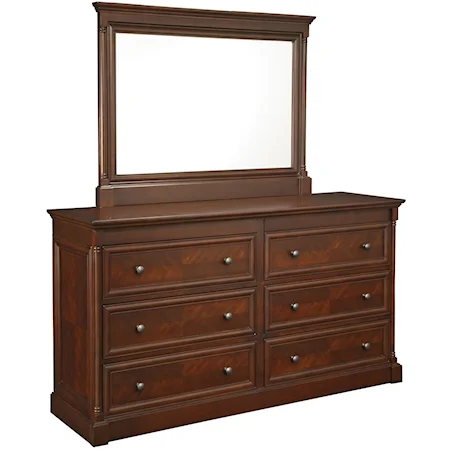 Drawer Dresser w/ Mirror